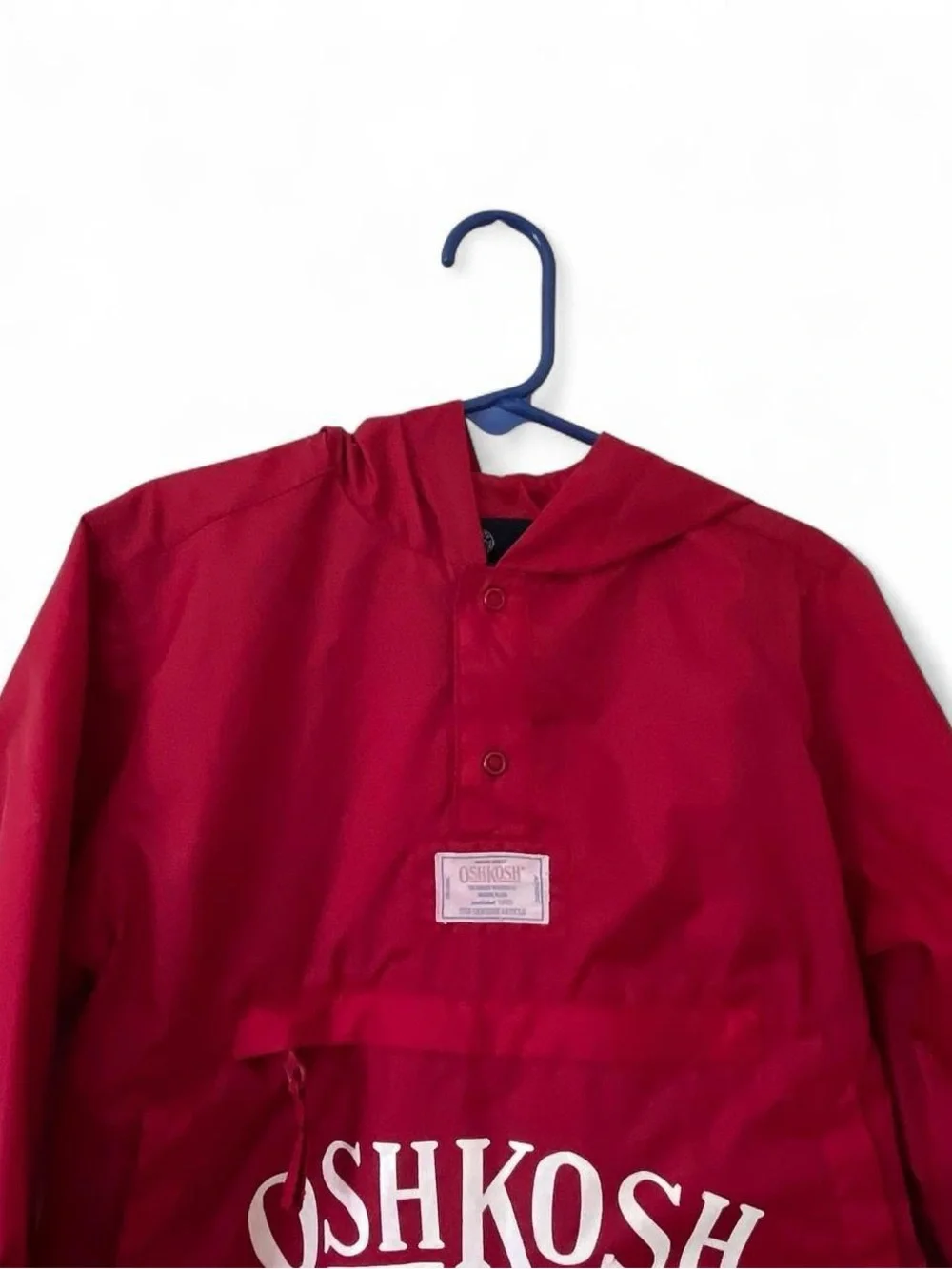 2T 3T 80’s 90’s Vintage Oshkosh Packable Lightweight Windbreaker Nylon Hoodie